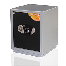 全能 电子密码保险箱防盗保险柜 (黑灰套色) 48KG  TGG-4538