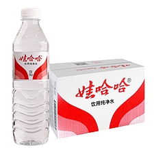 娃哈哈 饮用纯净水量贩装 596ml*24瓶