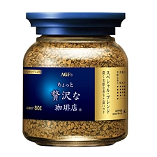 AGF 蓝罐冻干黑咖啡 80g  金标特制风味