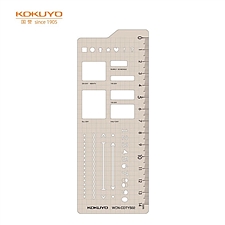 国誉 Campus MO活页手帐模板尺 (日程款) 155*60mm 