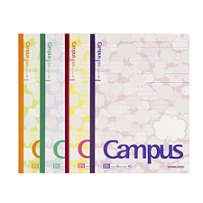 国誉 Campus对话框系列无线装订本(8mm点线) (4色混装) B5/40页 8本/封  WCN-CNB1419