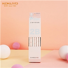 国誉 淡彩星球三角书写铅笔 (粉色) 2B 12支/盒  WS