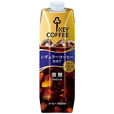 KEY COFFEE 低糖咖啡饮料量贩装 1L*6盒