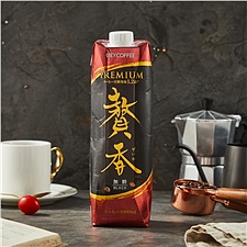 KEY COFFEE 赘香无糖咖啡饮料量贩装 1L*6盒