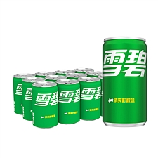 可口可乐 雪碧迷你摩登罐量贩装 200ml*12听*2/组