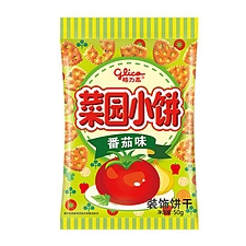 格力高 菜园小饼 50g  番茄味