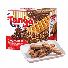 探戈 Tango 咔咔脆威化饼干 160g  巧克力味