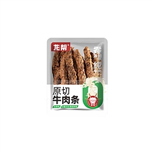 龙帮 原切手撕牛肉条 100g  五香味