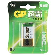 超霸 9V高能量碱性电池 9V  GP1604A-L1