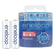 爱乐普 eneloop7号高性能充电电池 2粒装  BK-4MCCA/2W