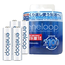 爱乐普 eneloop5号高性能充电电池 4粒装  BK-3MCCA/4W