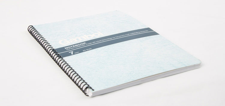 渡边 螺旋装订笔记本 (混色) a5/50页 wcn-s5507|线圈本|本册纸制用品